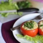 Помидоры, фаршированные куриным филе Помидоры, фаршированные куриным филе