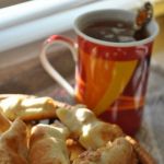 Рогалики с курагой