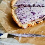 Черничный пирог с творогом