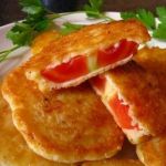 Жареные помидоры в сырном кляре Жареные помидоры в сырном кляре