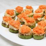 Кабачки с сыром и морковью Кабачки с сыром и морковью