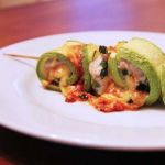 Рулетики из кабачков с куриным филе Рулетики из кабачков с куриным филе