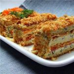 Закусочный пирог с картофелем и грибами