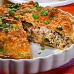 Быстрый куриный пирог Быстрый куриный пирог