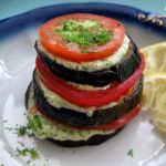 Башенки из баклажанов Башенки из баклажанов