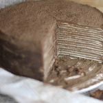 Шоколадный торт из блинов с амаретто 
