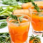 Морковно-сметанный коктейль