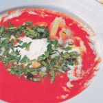 Холодный томатно-творожный суп